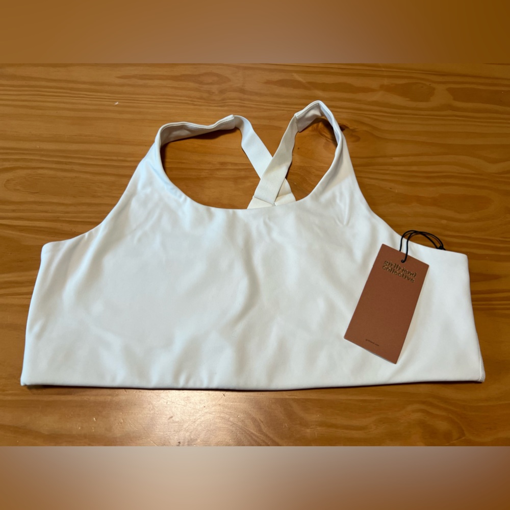 Girlfriend Collective Ivory Simone High Support Bra